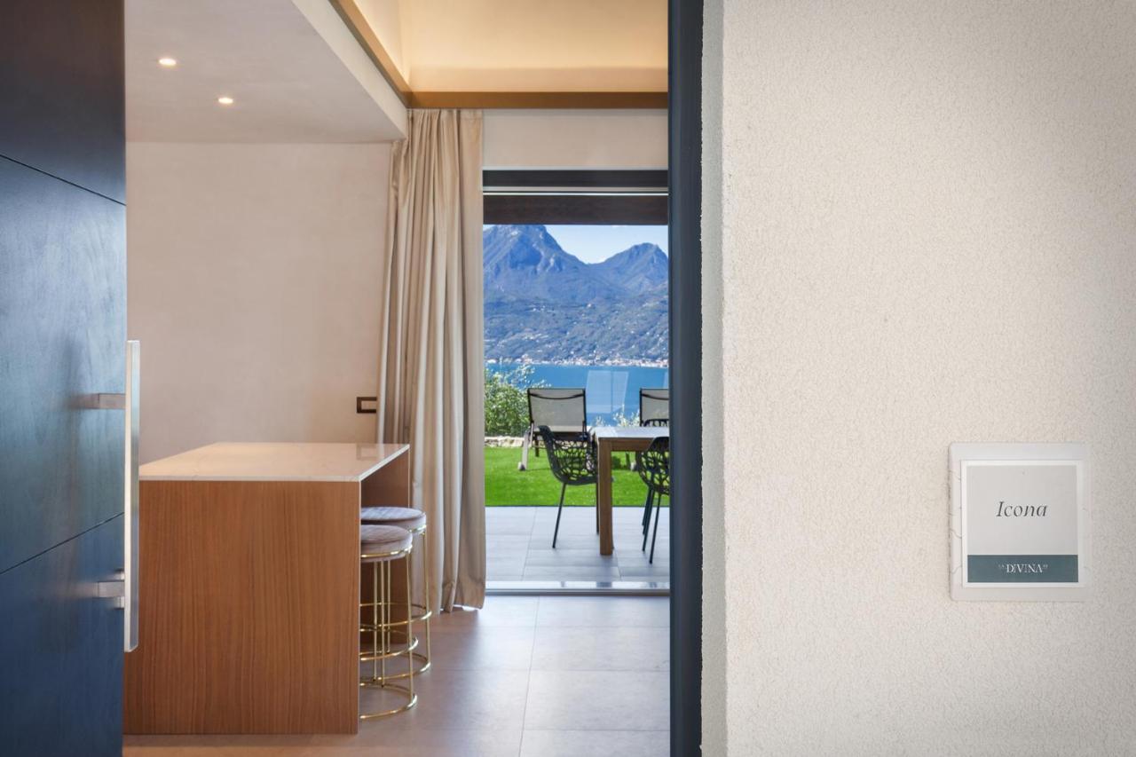 Villa Divina - Apt Icona Con Piscina E Vista Lago Кастеллетто-ді-Бренцоне Екстер'єр фото