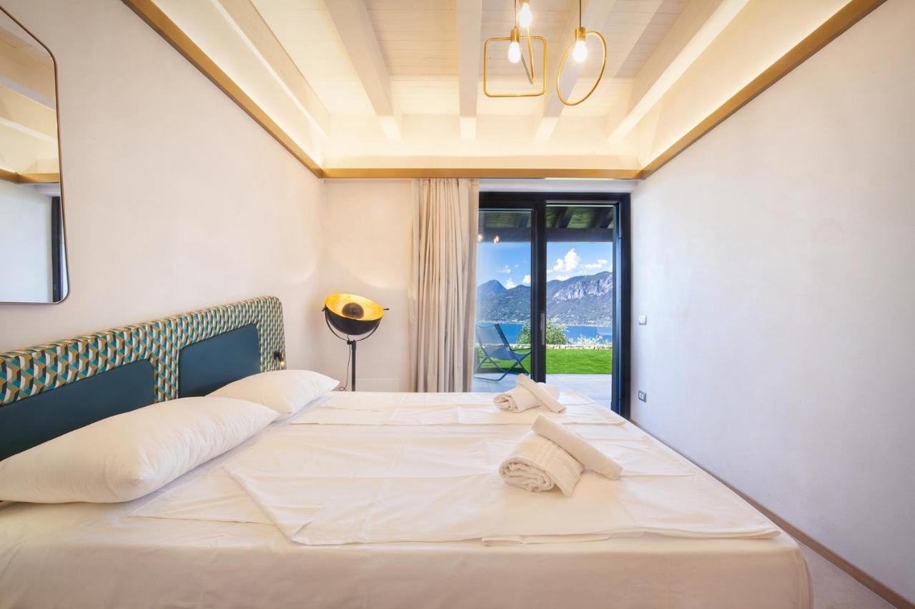 Villa Divina - Apt Icona Con Piscina E Vista Lago Кастеллетто-ді-Бренцоне Екстер'єр фото